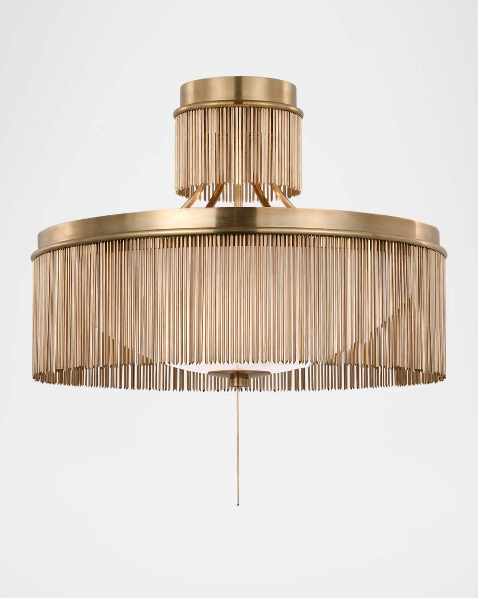 Sutton 21" 3-Light Flush Mount by Fisher Weisman